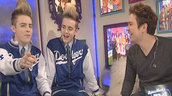 Jedward Talk Ice Cream and Superheroes