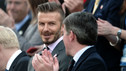 David Beckham says the Olympic flame handover is a "special moment" for the country.